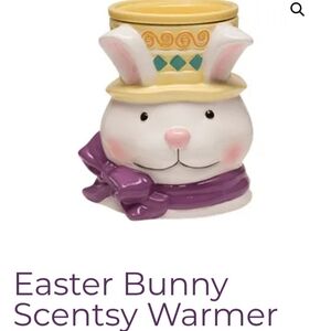 Scentsy Easter Bunny Warmer Full Size - Purple and Yellow